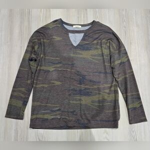 Promesa Army Green Camo Long Sleeve Shirt Size L